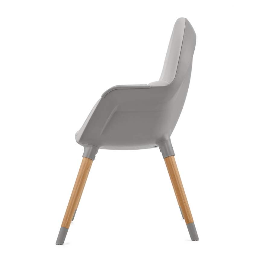 KINDERKRAFT - Silla de comedor para niños FINI2 haya/gris
