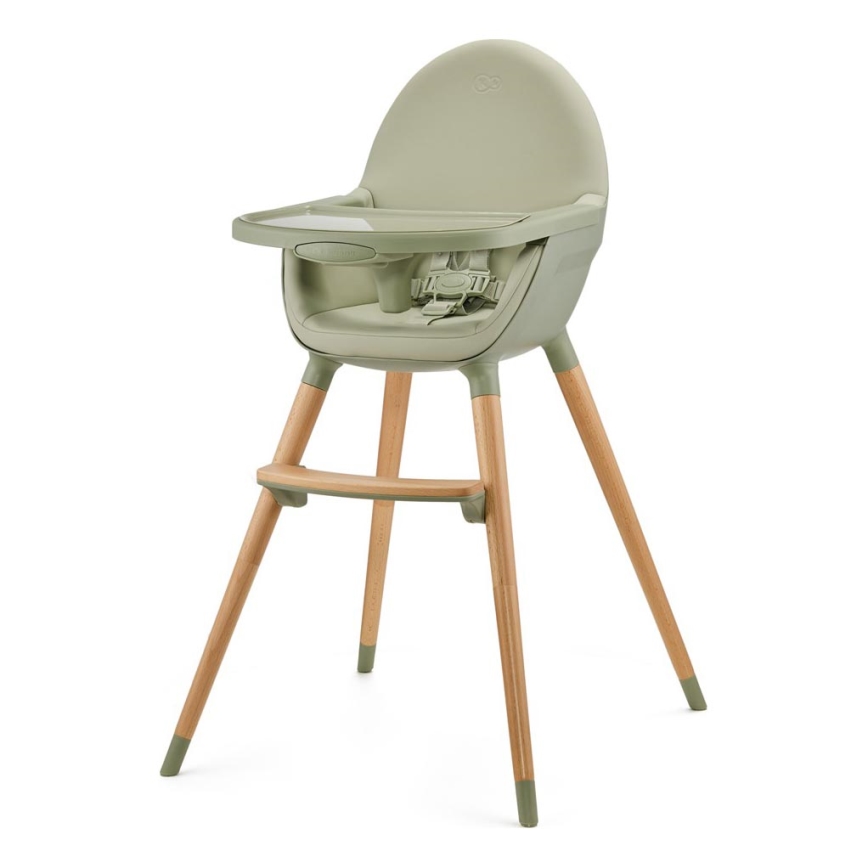 KINDERKRAFT - Silla de comedor para niños FINI2 haya/verde