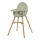 KINDERKRAFT - Silla de comedor para niños FINI2 haya/verde