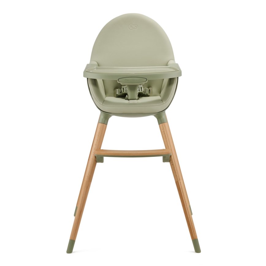 KINDERKRAFT - Silla de comedor para niños FINI2 haya/verde