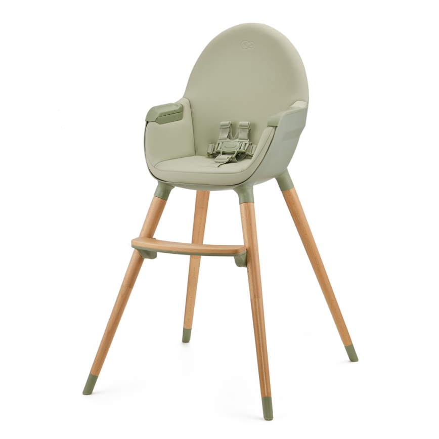 KINDERKRAFT - Silla de comedor para niños FINI2 haya/verde