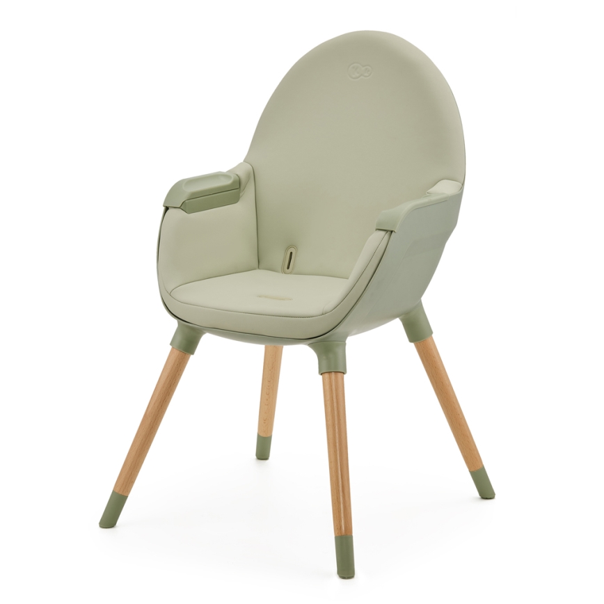 KINDERKRAFT - Silla de comedor para niños FINI2 haya/verde