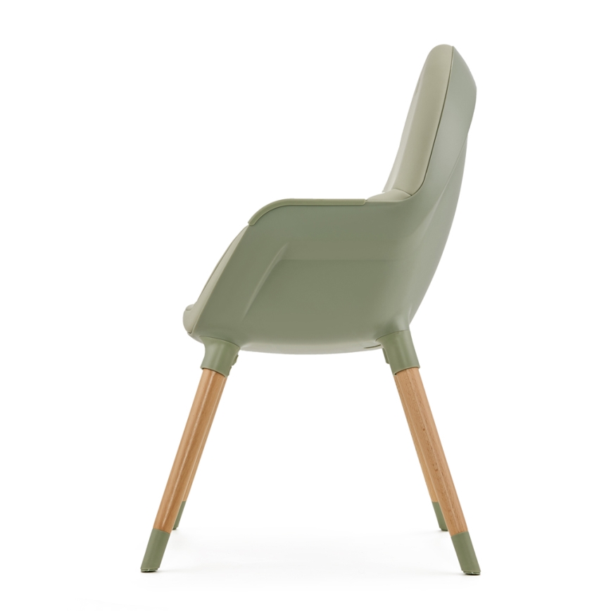 KINDERKRAFT - Silla de comedor para niños FINI2 haya/verde
