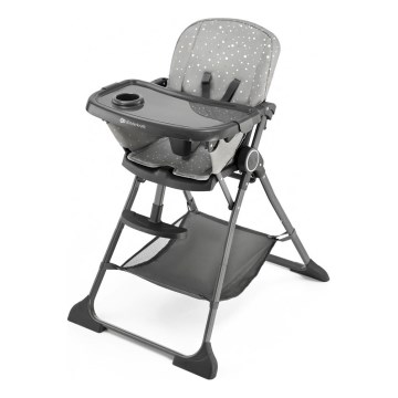 KINDERKRAFT - Silla de comedor para niños FOLDEE gris