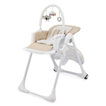 KINDERKRAFT - Silla de comedor para niños TUMMIE beige