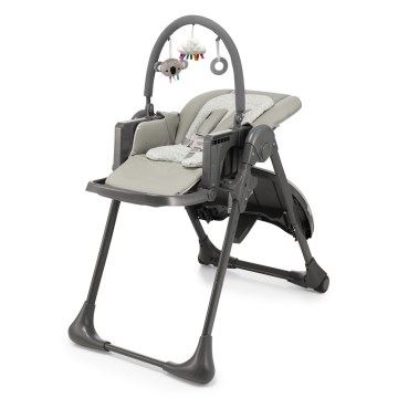 KINDERKRAFT - Silla de comedor para niños TUMMIE gris