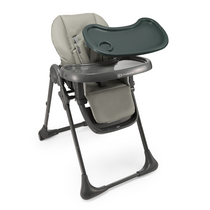 KINDERKRAFT - Silla de comedor para niños TUMMIE gris