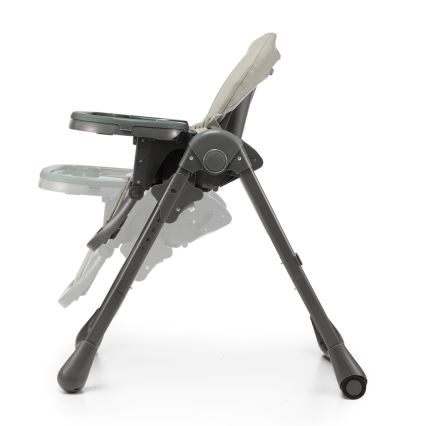 KINDERKRAFT - Silla de comedor para niños TUMMIE gris