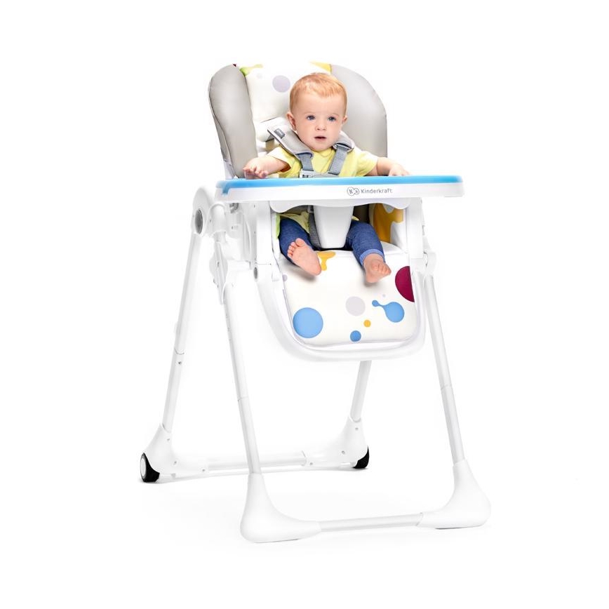 KINDERKRAFT - Silla de comedor para niños YUMMY gris