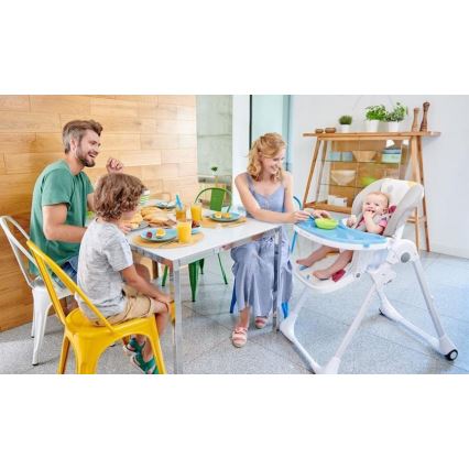 KINDERKRAFT - Silla de comedor para niños YUMMY gris