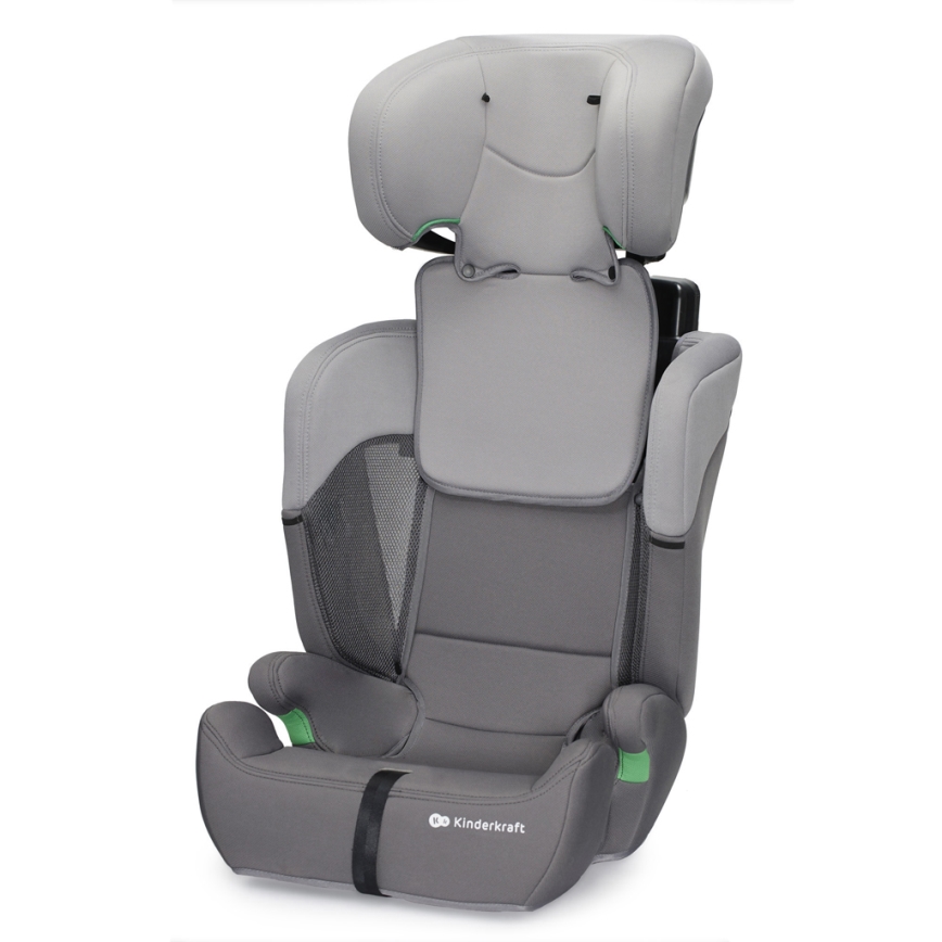 KINDERKRAFT - Silla para coche COMFORT UP i-Tamaño (76-150 cm) gris claro