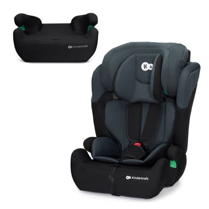 KINDERKRAFT - Silla para coche COMFORT UP i-Tamaño (76-150 cm) gris oscuro