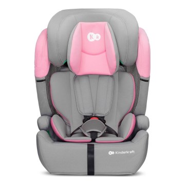 KINDERKRAFT - Silla para coche COMFORT UP i-Tamaño (76-150 cm) gris/rosa