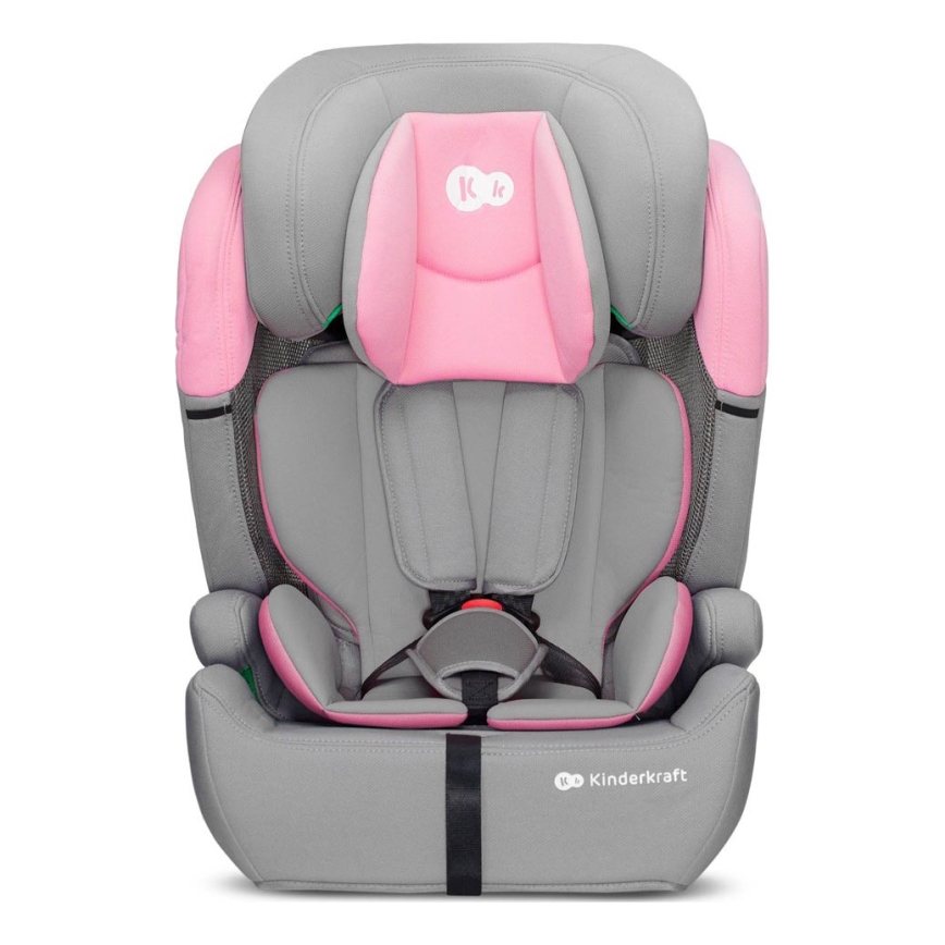 KINDERKRAFT - Silla para coche COMFORT UP i-Tamaño (76-150 cm) gris/rosa