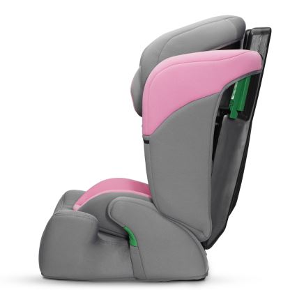 KINDERKRAFT - Silla para coche COMFORT UP i-Tamaño (76-150 cm) gris/rosa
