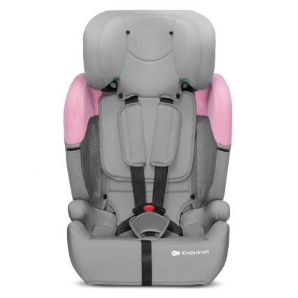 KINDERKRAFT - Silla para coche COMFORT UP i-Tamaño (76-150 cm) gris/rosa