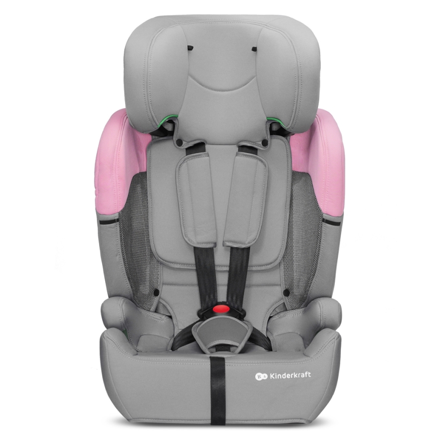 KINDERKRAFT - Silla para coche COMFORT UP i-Tamaño (76-150 cm) gris/rosa
