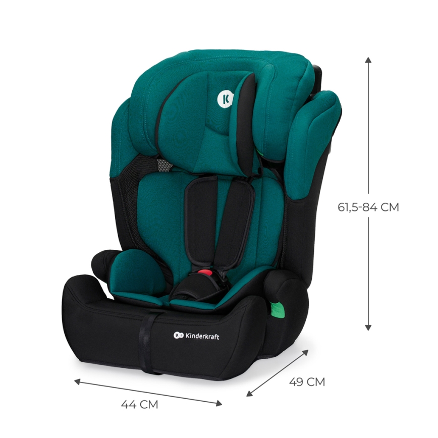 KINDERKRAFT - Silla para coche COMFORT UP i-Tamaño (76-150 cm) verde