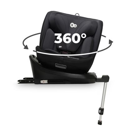 KINDERKRAFT - Silla para coche I-360 i-Tamaño (40-150 cm) negro
