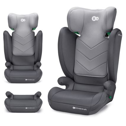 KINDERKRAFT - Silla para coche I-SPARK i-Tamaño (100-150 cm) gris