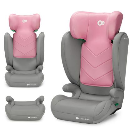 KINDERKRAFT - Silla para coche I-SPARK i-Tamaño (100-150 cm) rosa