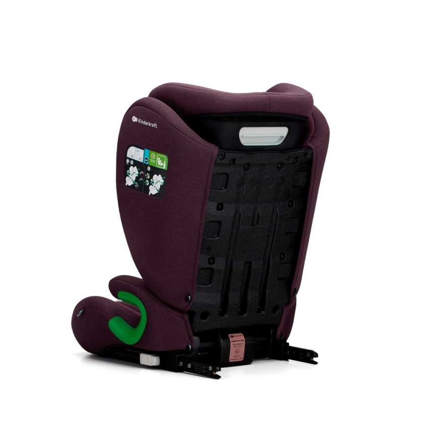 KINDERKRAFT - Silla para coche JUNIOR FIX 2 (100-150 cm) Cherry perla