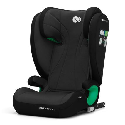 KINDERKRAFT - Silla para coche JUNIOR FIX 2 (100-150 cm) Graphite negro