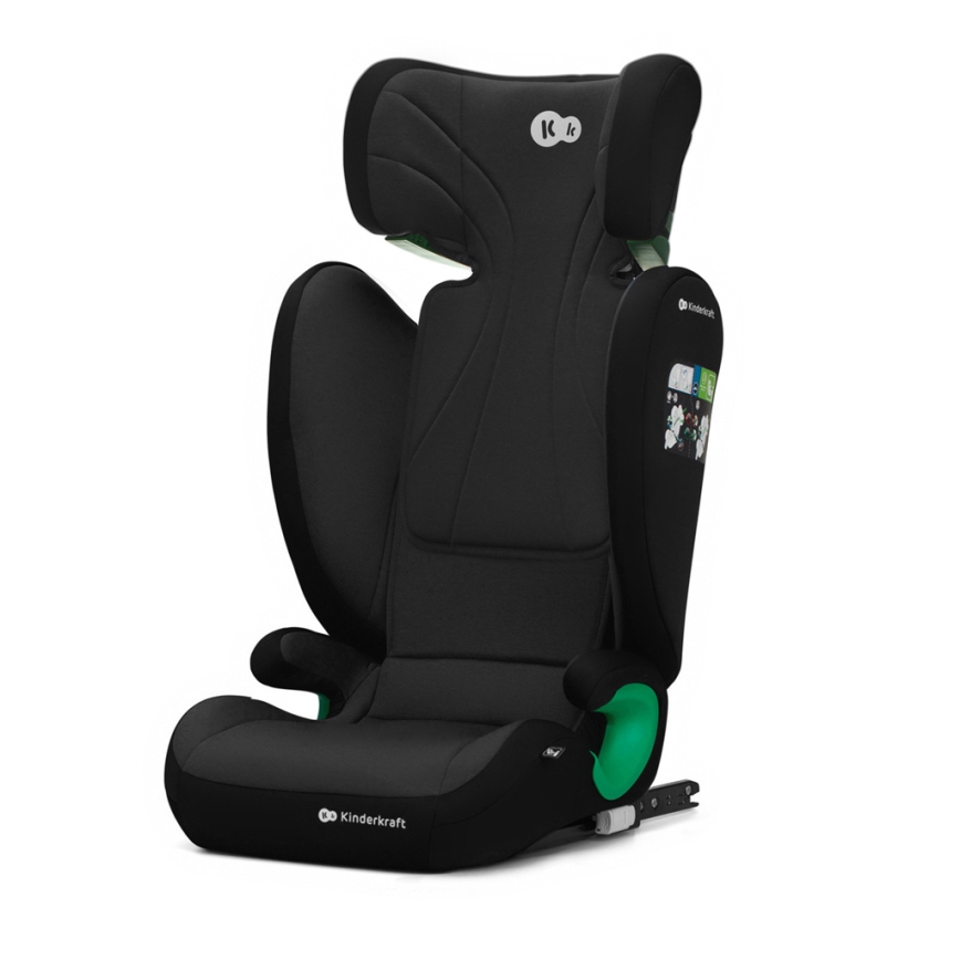 KINDERKRAFT - Silla para coche JUNIOR FIX 2 (100-150 cm) Graphite negro