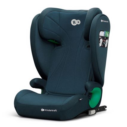 KINDERKRAFT - Silla para coche JUNIOR FIX 2 (100-150 cm) Harbor azul