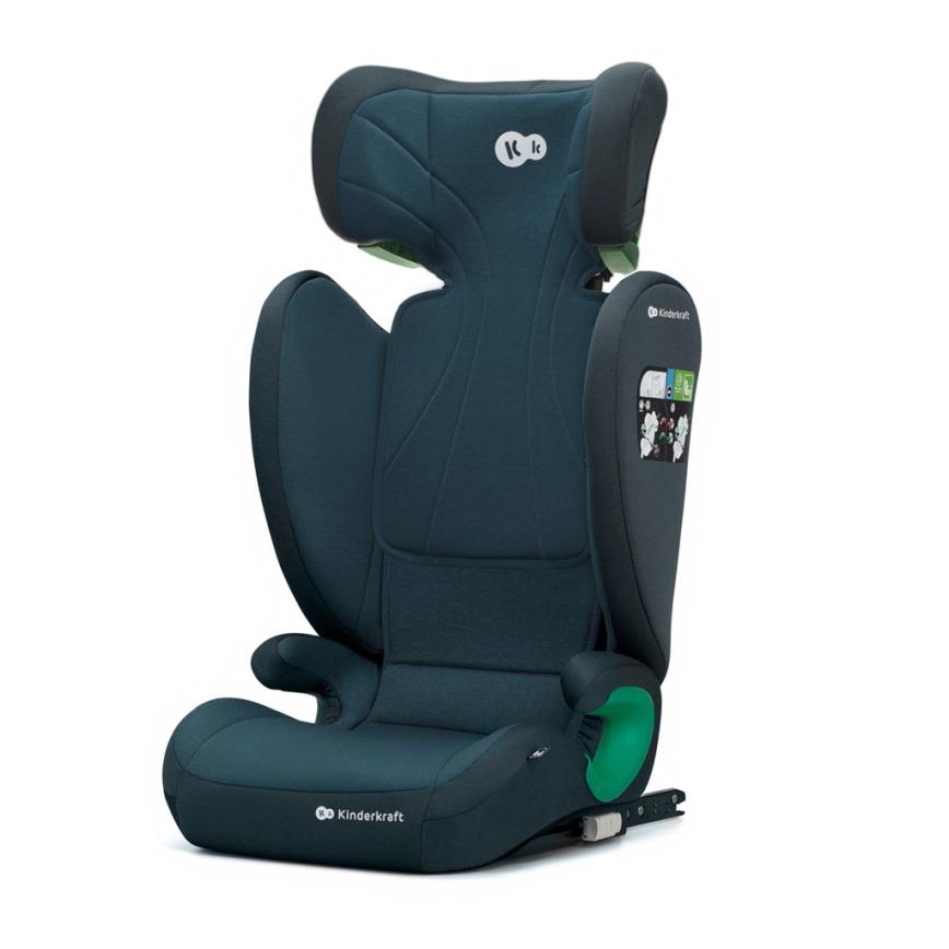 KINDERKRAFT - Silla para coche JUNIOR FIX 2 (100-150 cm) Harbor azul