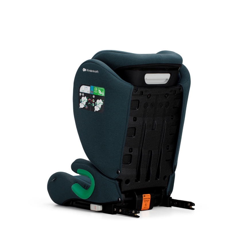 KINDERKRAFT - Silla para coche JUNIOR FIX 2 (100-150 cm) Harbor azul