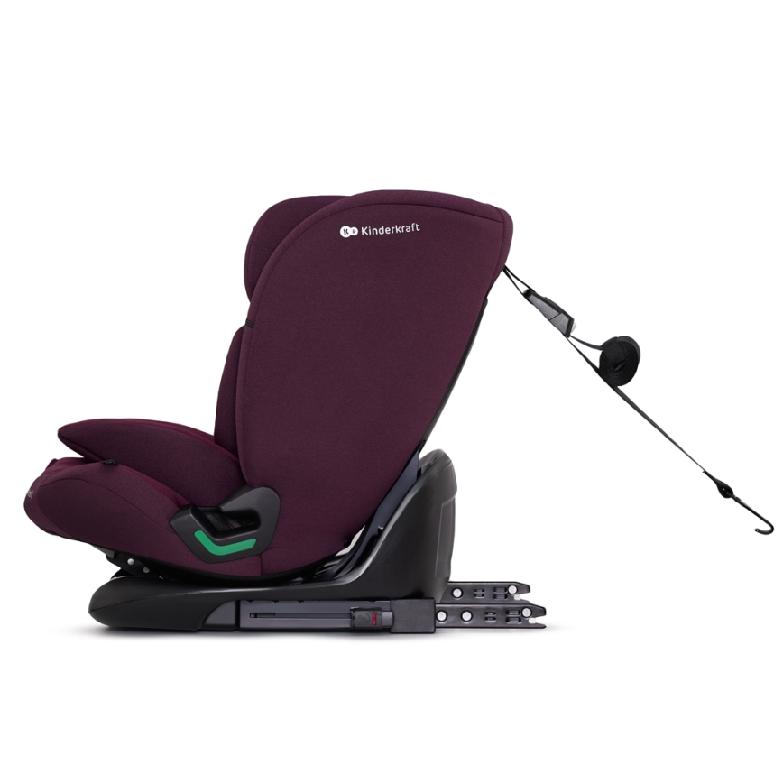 KINDERKRAFT - Silla para coche ONETO 3 i-Tamaño (76-150 cm) + Isofix Cherry pearl