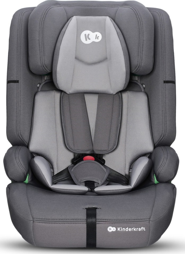 KINDERKRAFT - Silla para coche SAFETY FIX 2 i-Tamaño (76-150 cm) gris