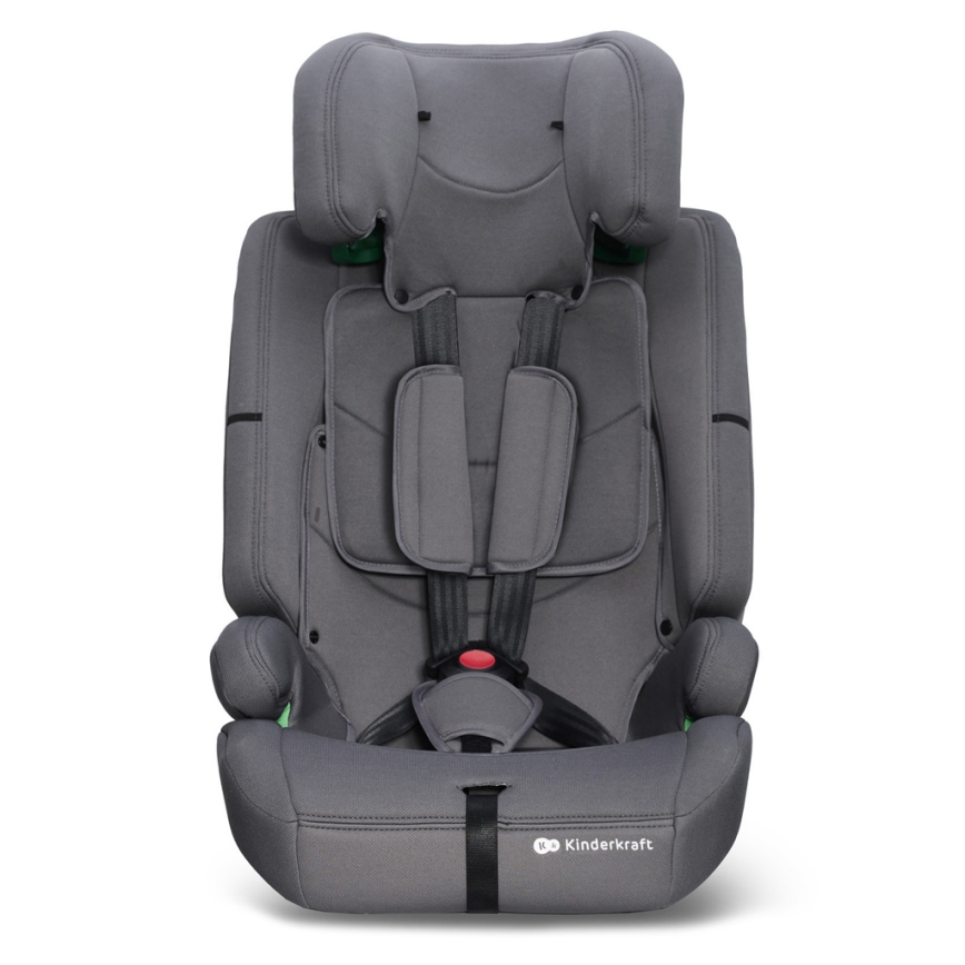 KINDERKRAFT - Silla para coche SAFETY FIX 2 i-Tamaño (76-150 cm) gris