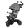 KINDERKRAFT - Triciclo infantil 5en1 SPINSTEP gris