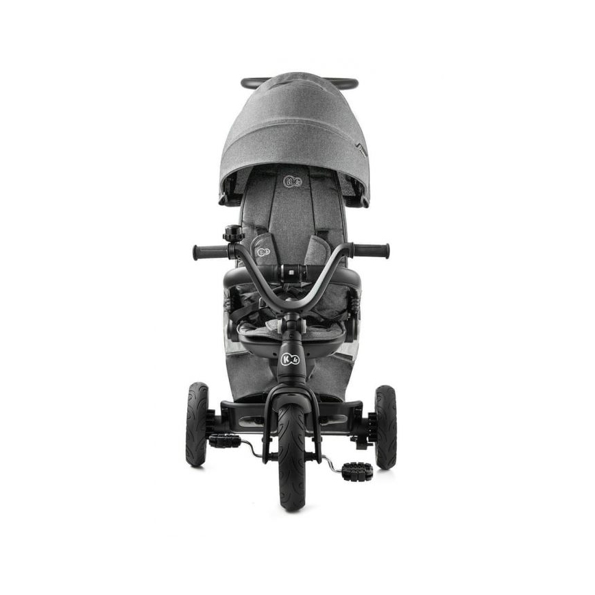 KINDERKRAFT - Triciclo infantil 5v1 EASYTWIST gris/negro