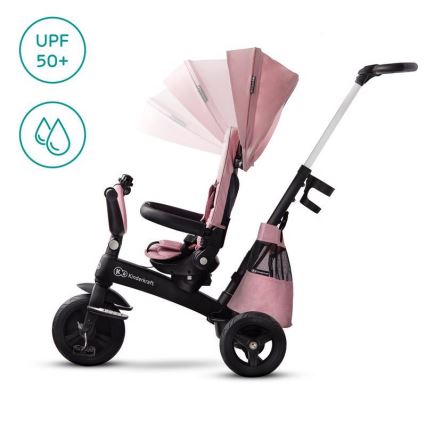 KINDERKRAFT - Triciclo infantil 5v1 EASYTWIST rosa/negro