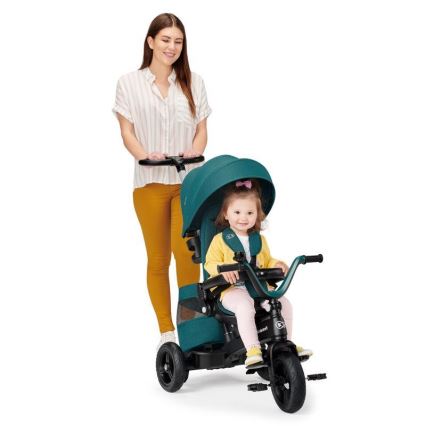 KINDERKRAFT - Triciclo infantil 5v1 EASYTWIST verde/negro