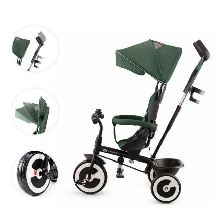KINDERKRAFT - Triciclo infantil ASTON Mystic verde
