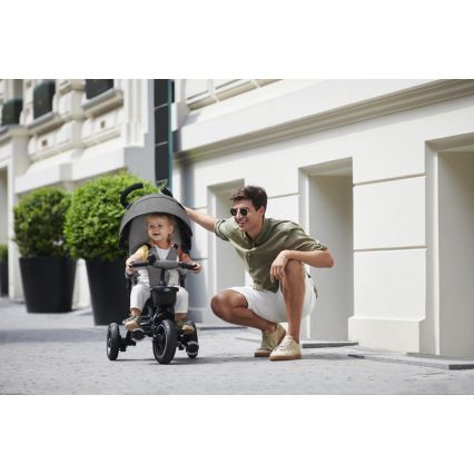 KINDERKRAFT - Triciclo infantil AVEO gris