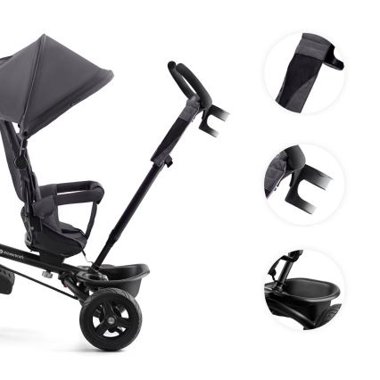 KINDERKRAFT - Triciclo infantil AVEO gris