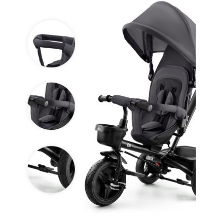 KINDERKRAFT - Triciclo infantil AVEO gris