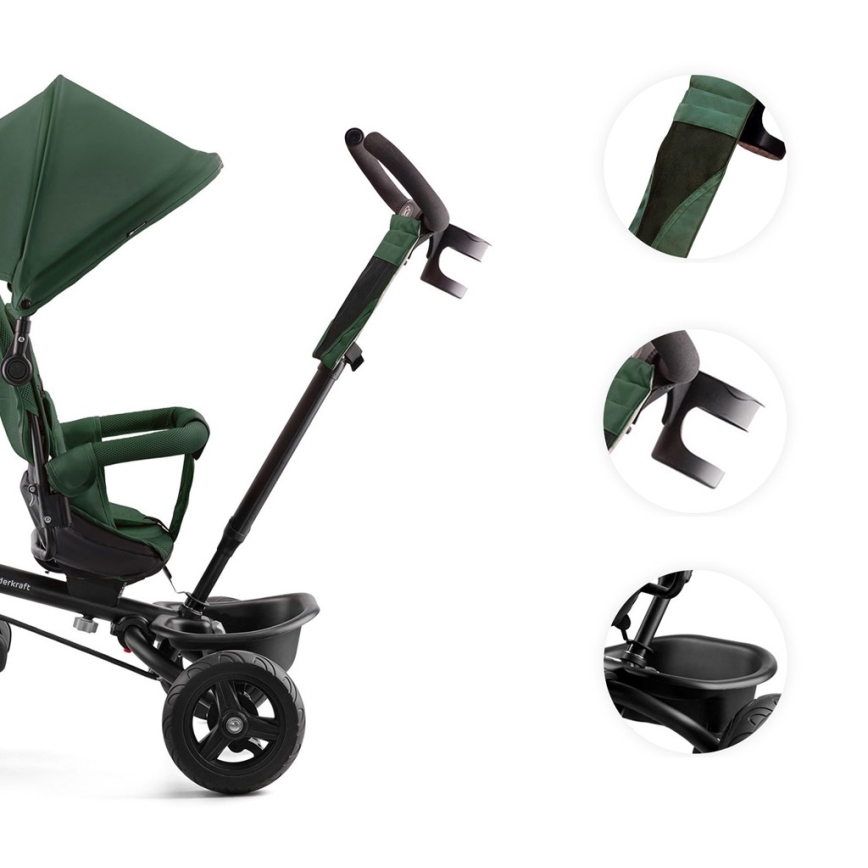 KINDERKRAFT - Triciclo infantil AVEO verde