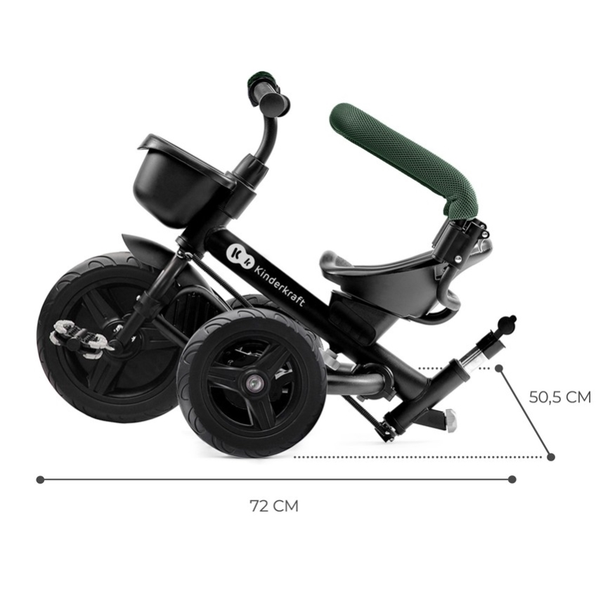 KINDERKRAFT - Triciclo infantil AVEO verde