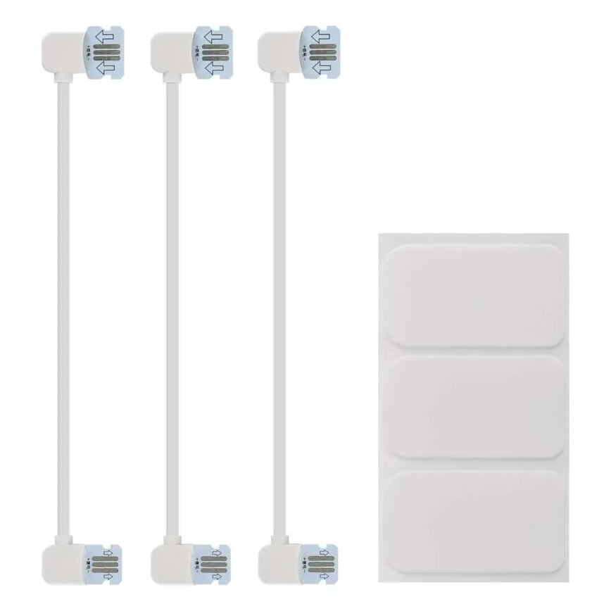 Kit de extensión 3x Panel LED regulable RGBIC/1,8W/230V Wi-Fi Tuya