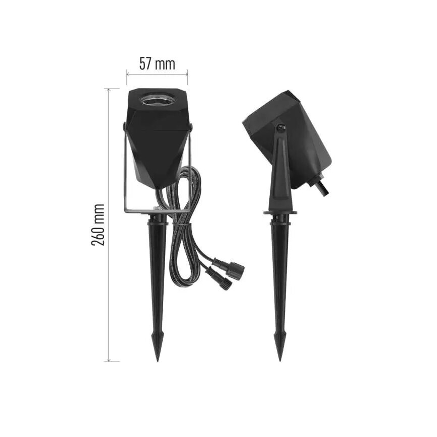 Lámpara de exterior LED RGBIC regulable GoSmart - extensión LED/1,5W/230V 3000-6500K IP65 Wi-Fi Tuya