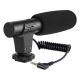 Kit de vlogging 4en1 - micrófono, lámpara LED, trípode, soporte para teléfono