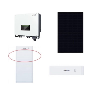 Kit solar SOFAR Solar - 20kWp panel RISEN Full Black + 20kW SOLAX inversor 3p + 20 kWh batería SOFAR con una unidad de control de la batería