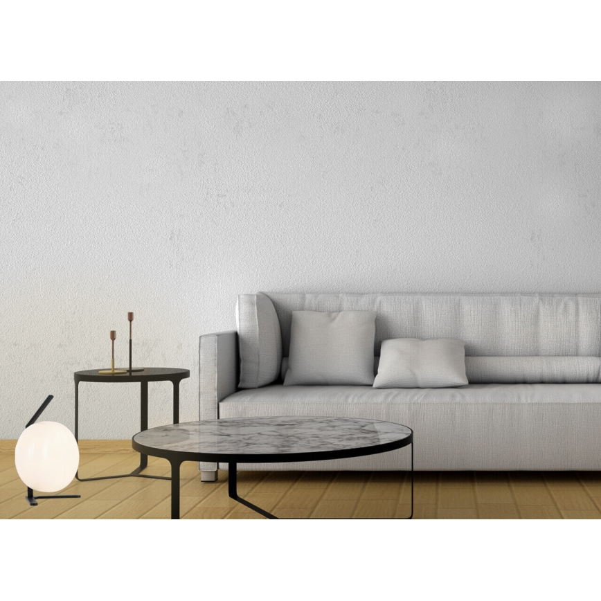Lámpara de mesa VESTA 1xE27/7W/230V blanco/negro