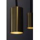 Lámpara colgante ARCADE 1xGU10/5W/230V negro/dorado